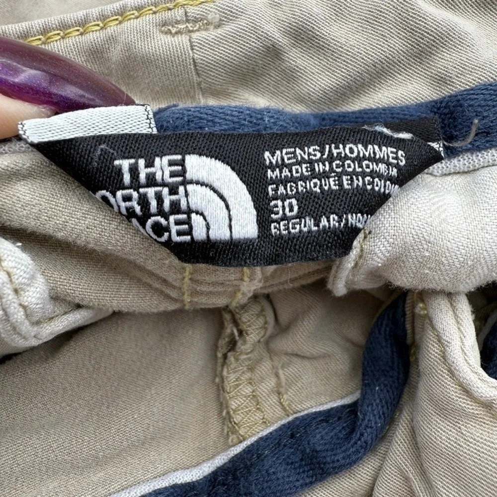 The North Face Shorts Khaki Outdoor Casual‎ Comfort Tan Brown Mens Size 30 READ - Picture 2 of 8